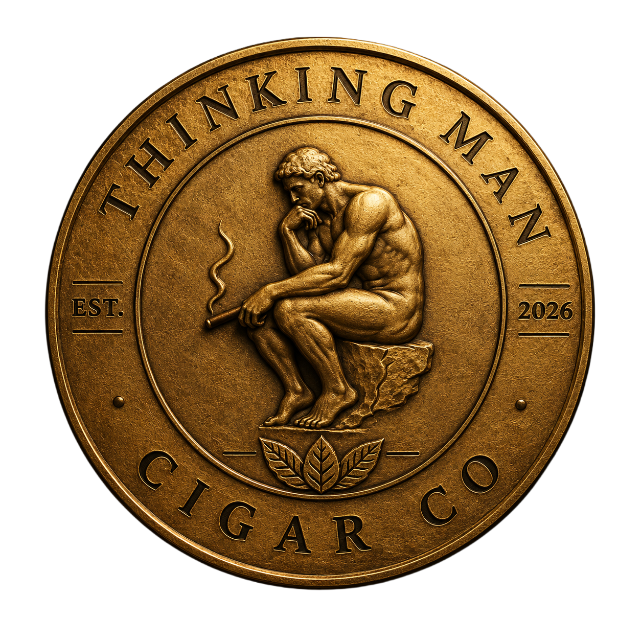 Thinking Man Coin Logo